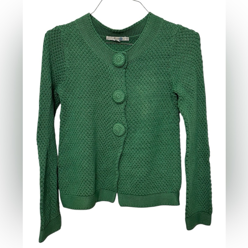 Boden Textured Green Cardigan